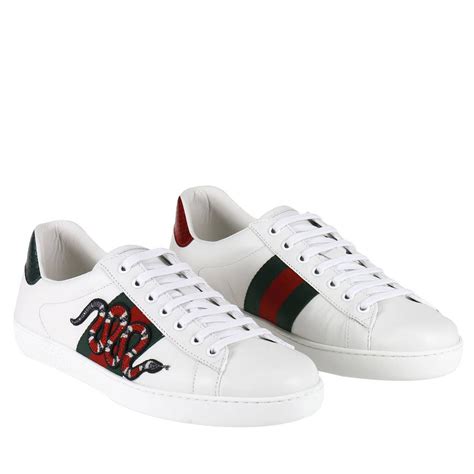 gucci scarpe serpente nere|sneakers gucci donna firmate.